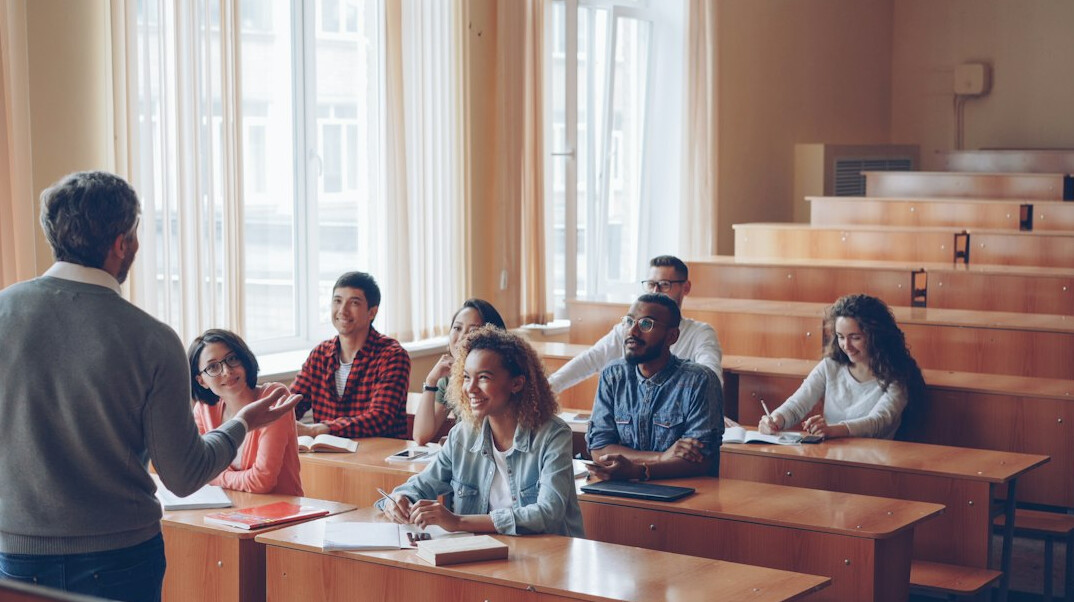 diverse students in classroom