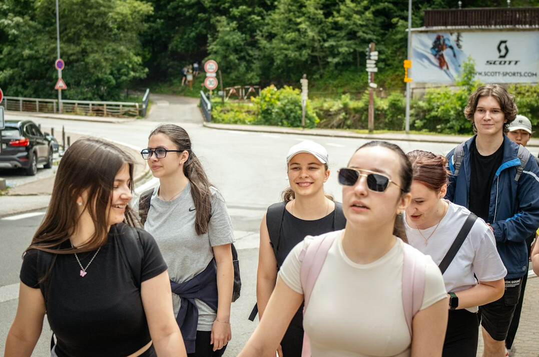 group of friends outdoors