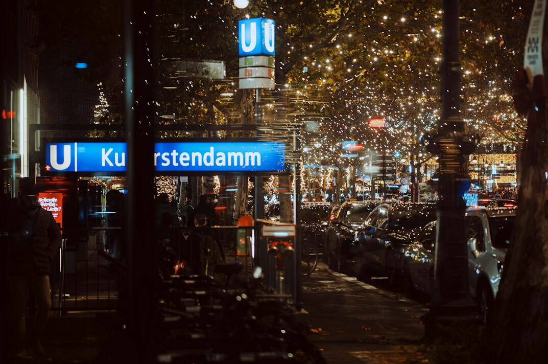 german city street