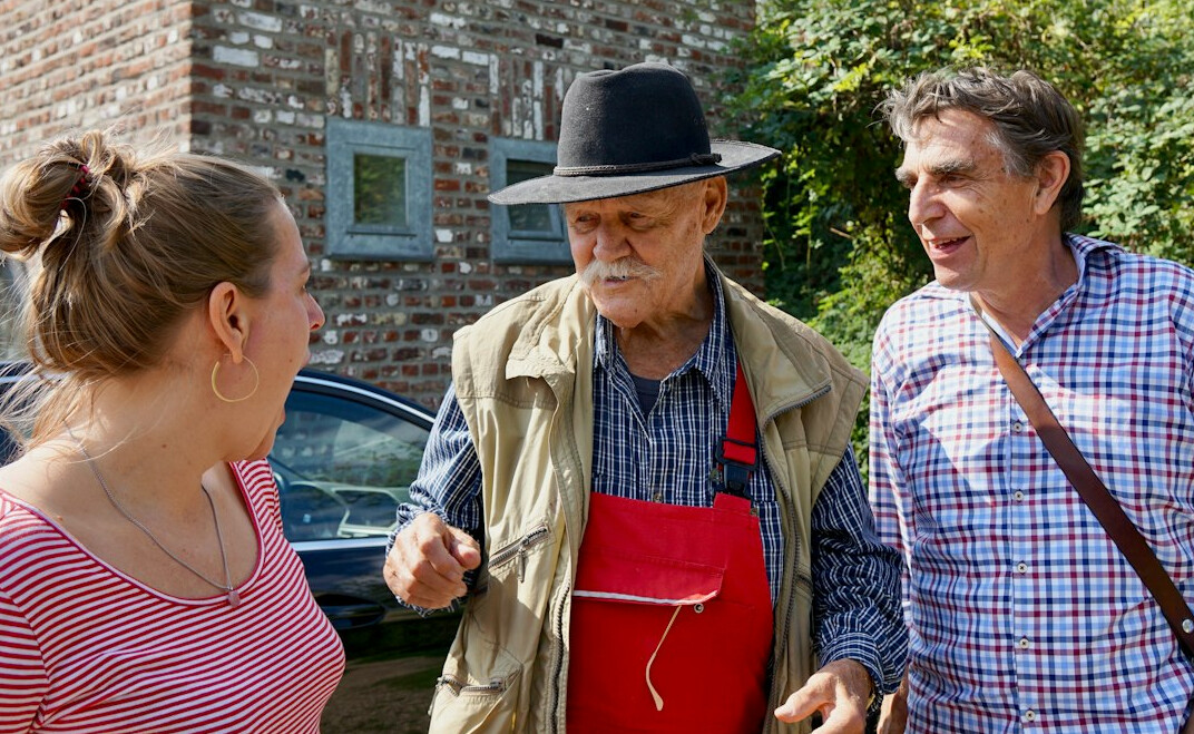 german family discussing finances